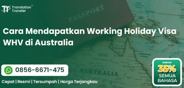 Cara Mendapatkan Working Holiday Visa WHV di Australia