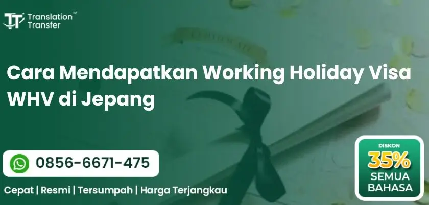Cara Mendapatkan Working Holiday Visa WHV di Jepang