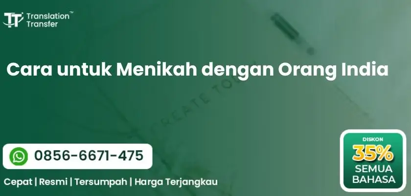 Cara untuk Menikah dengan Orang India
