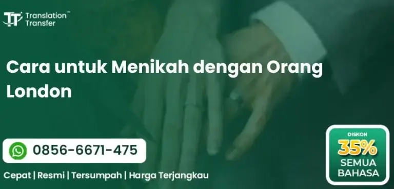 Cara untuk Menikah dengan Orang London