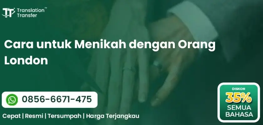 Cara untuk Menikah dengan Orang London