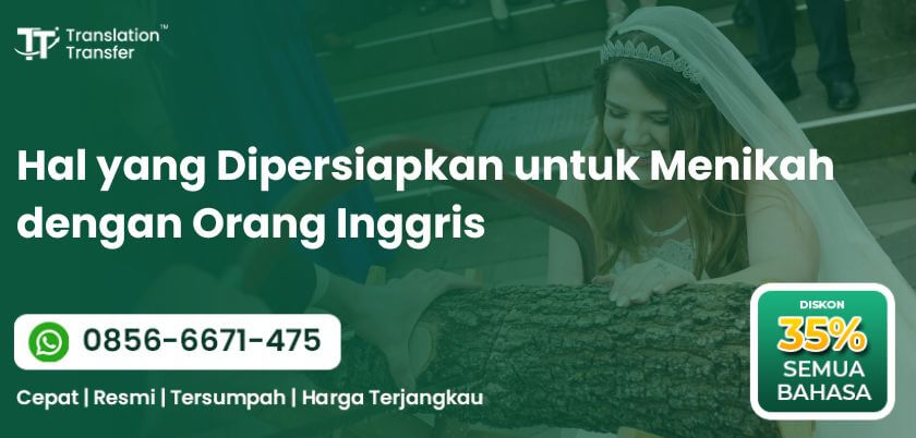 Menikah dengan Orang Inggris
