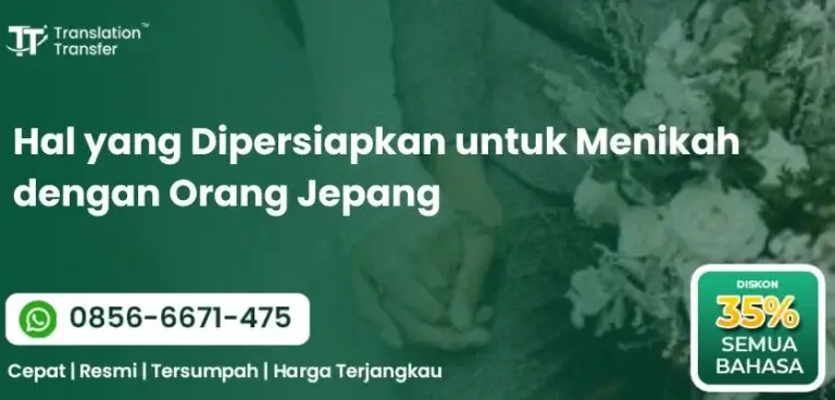 Hal yang Dipersiapkan untuk Menikah dengan Orang Jepang