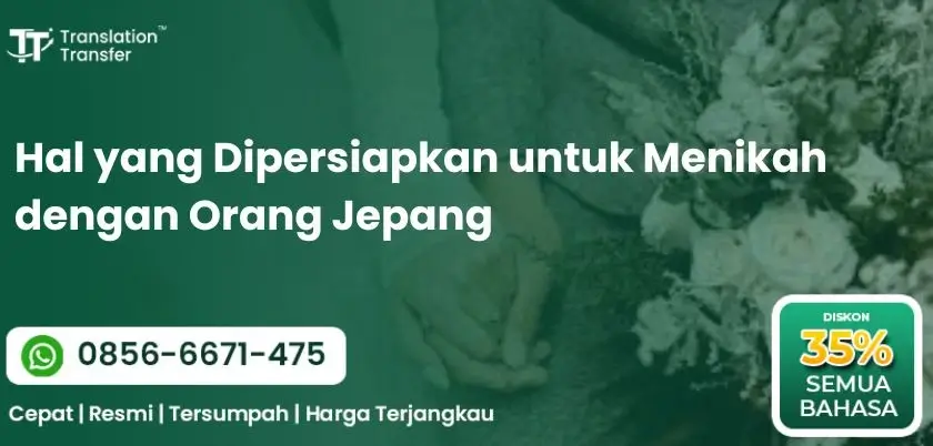 Hal yang Dipersiapkan untuk Menikah dengan Orang Jepang