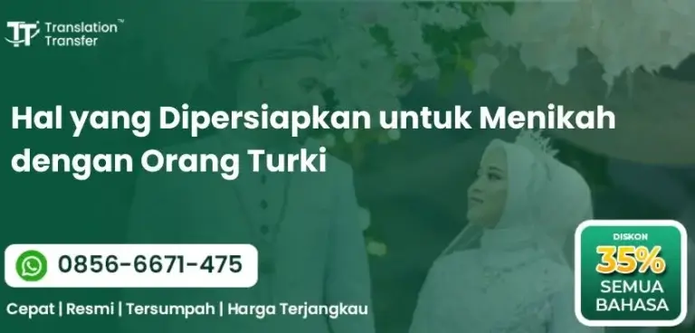 Hal yang Dipersiapkan untuk Menikah dengan Orang Turki