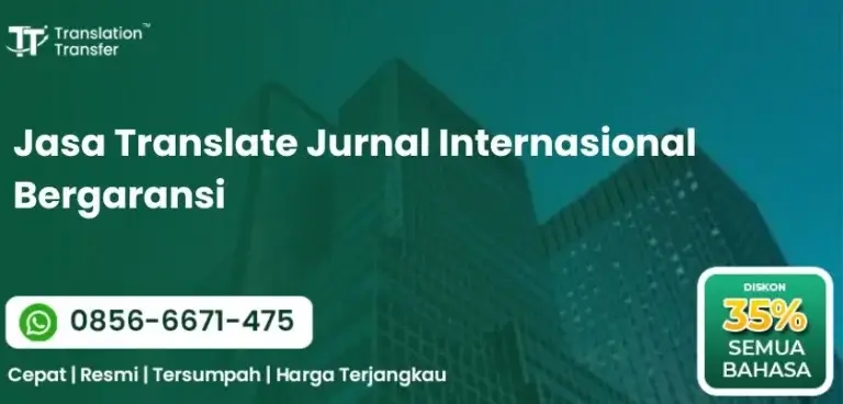 Jasa Translate Jurnal Internasional Bergaransi
