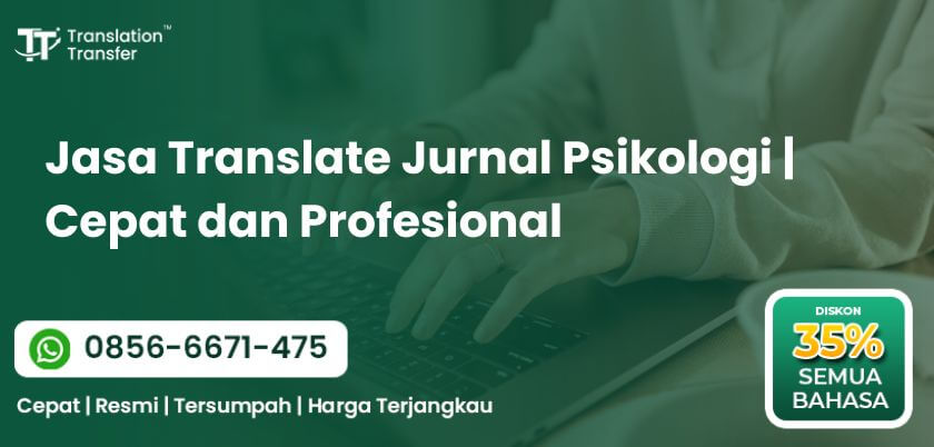 Translate Jurnal Psikologi