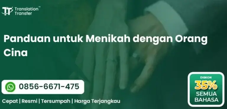 Panduan untuk Menikah dengan Orang Cina