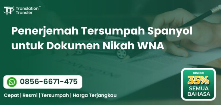 Penerjemah Tersumpah Spanyol untuk Dokumen Nikah