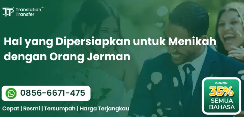 Hal yang Dipersiapkan untuk Menikah dengan Orang Jerman