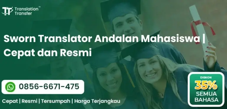 Sworn Translator Andalan Mahasiswa