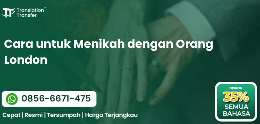 Cara untuk Menikah dengan Orang London
