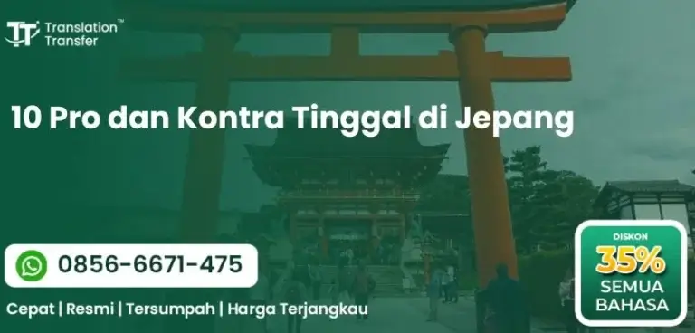 10 Pro dan Kontra Tinggal di Jepang