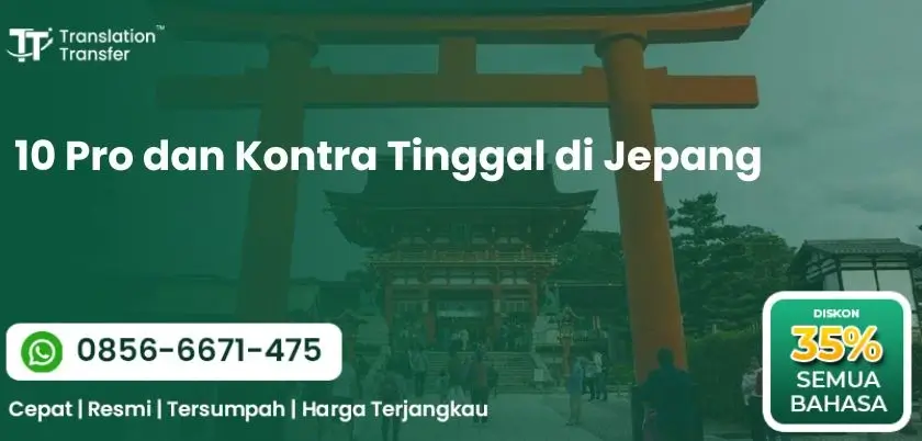 10 Pro dan Kontra Tinggal di Jepang