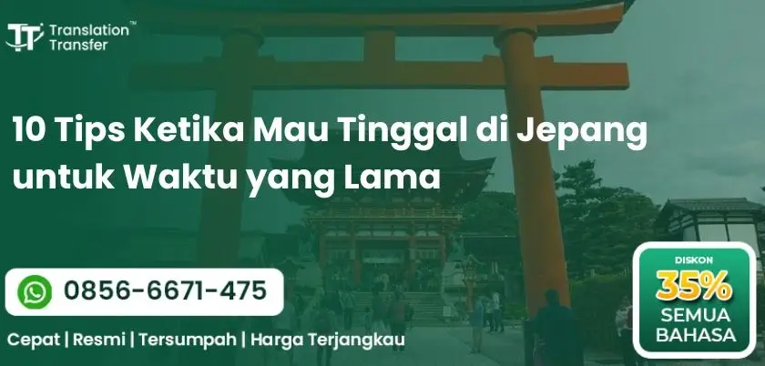 10 Tips Ketika Mau Tinggal di Jepang untuk Waktu yang Lama