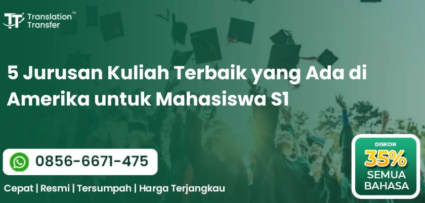 5 Jurusan Kuliah Terbaik yang ada di Amerika untuk Mahasiswa S1