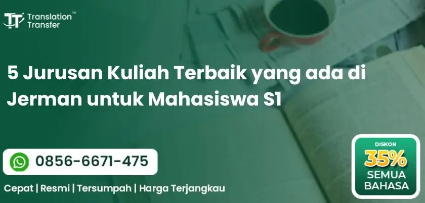 5 Jurusan Kuliah Terbaik yang Ada di Jerman untuk Mahasiswa S1