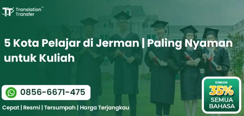 5 Kota Pelajar di Jerman | Paling Nyaman untuk Kuliah