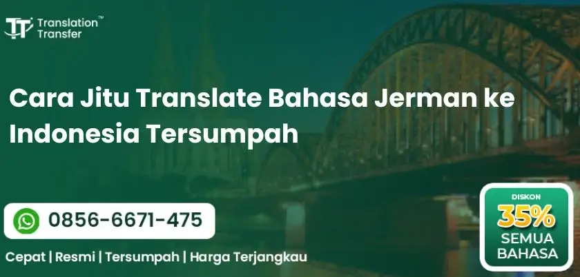 Cara Jitu Translate Bahasa Jerman ke Indonesia Tersumpah