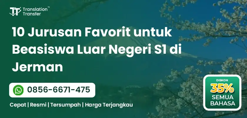 10 Jurusan Favorit untuk Beasiswa Luar Negeri S1 di Jerman