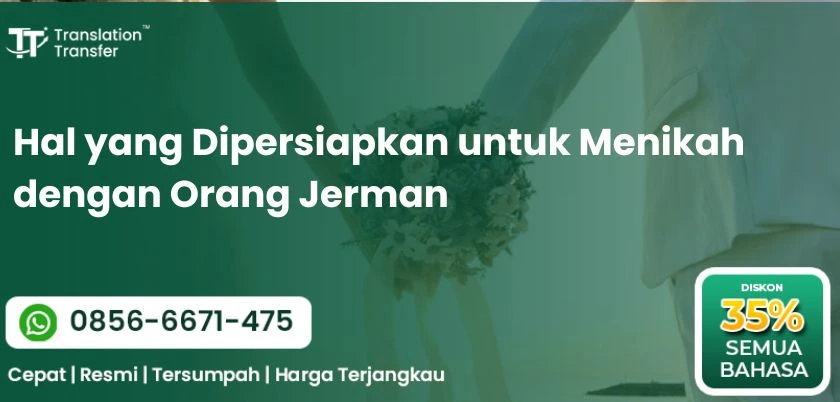 Hal yang Dipersiapkan untuk Menikah dengan Orang Jerman