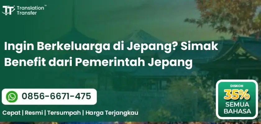 Ingin Berkeluarga di Jepang? Simak Benefit dari Pemerintah Jepang