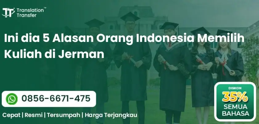 Ini dia 5 Alasan Orang Indonesia Memilih Kuliah di Jerman