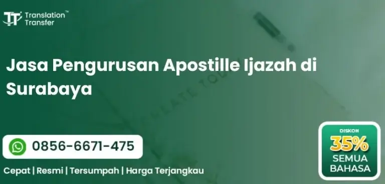 Jasa Pengurusan Apostille Ijazah di Surabaya