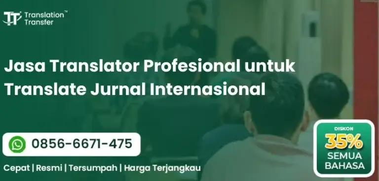 Jasa Translator Profesional untuk Translate Jurnal Internasional