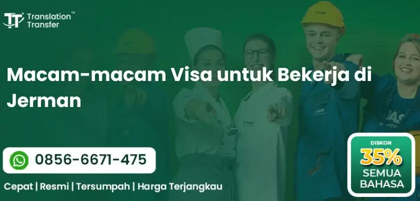 Macam-macam Visa untuk Bekerja di Jerman