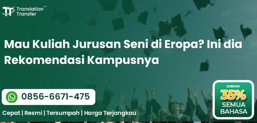 Mau Kuliah Jurusan Seni di Eropa? Ini dia Rekomendasi Kampusnya