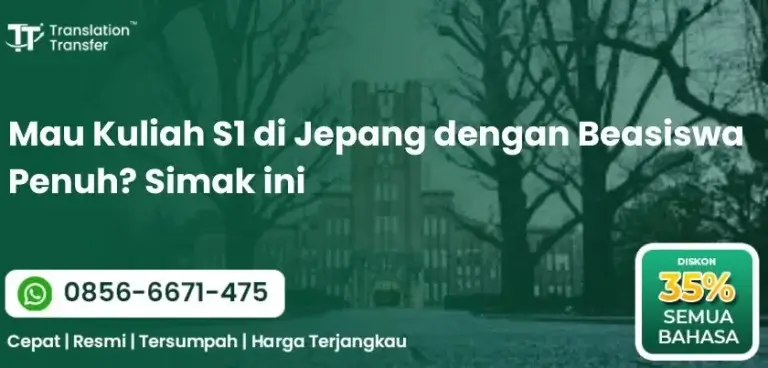 Mau Kuliah S1 di Jepang dengan Beasiswa Penuh? Simak ini