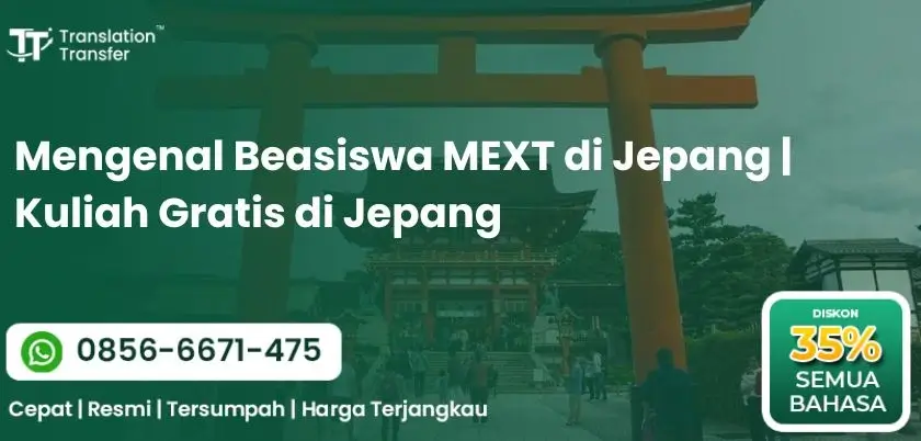 Mengenal Beasiswa MEXT di Jepang | Kuliah Gratis di Jepang