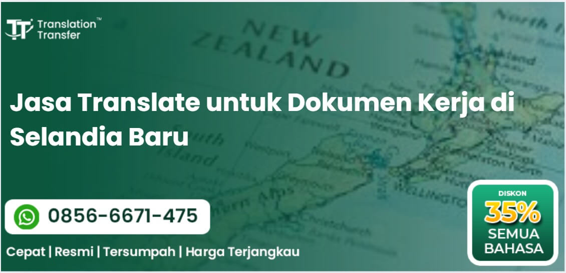 Jasa Translate untuk Dokumen Kerja di Selandia Baru