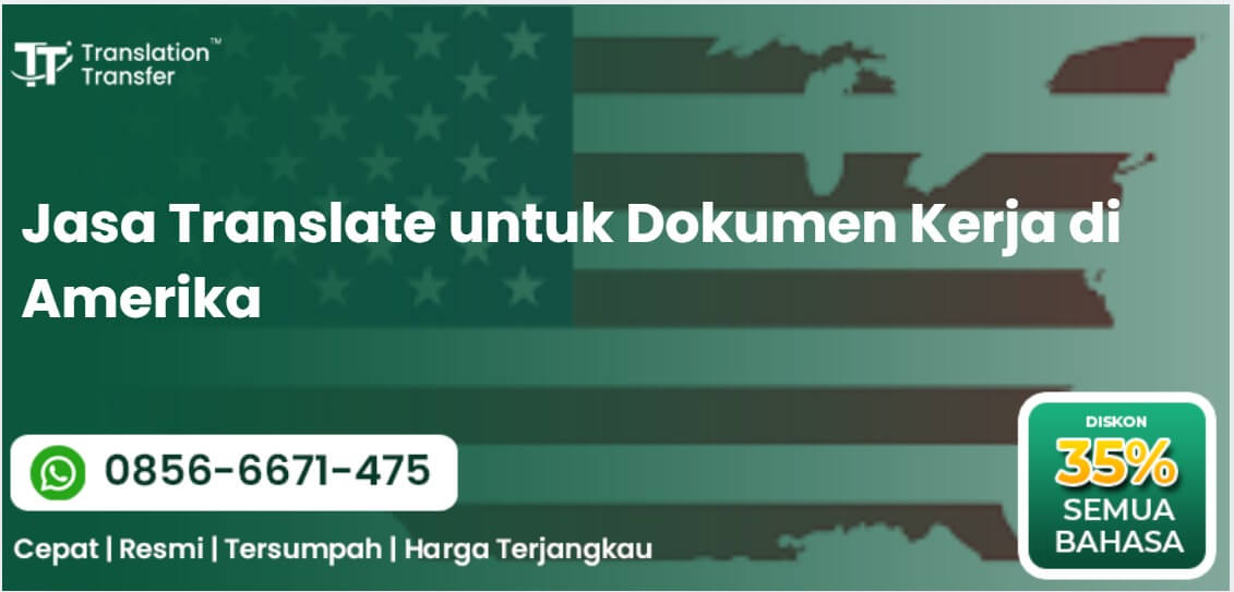 Jasa Translate untuk Dokumen Kerja di Amerika