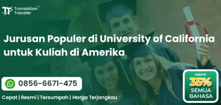 Jurusan Populer di University of California untuk Kuliah di Amerika