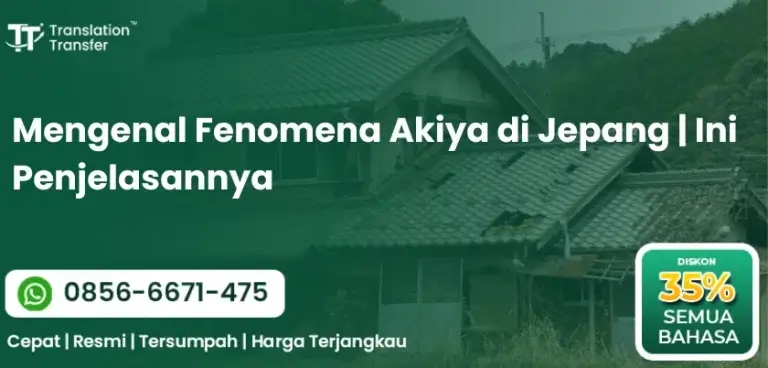 Mengenal Fenomena Akiya di Jepang | Ini Penjelasannya