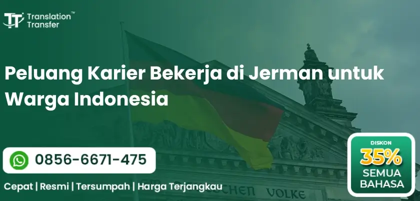 Peluang Karier Bekerja di Jerman untuk Warga Indonesia