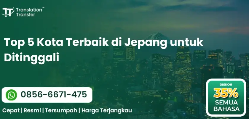 Top 5 Kota Terbaik di Jepang untuk Ditinggali
