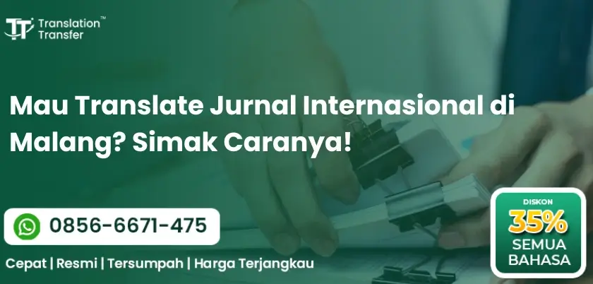 Mau Translate Jurnal Internasional di Malang? Simak Caranya!
