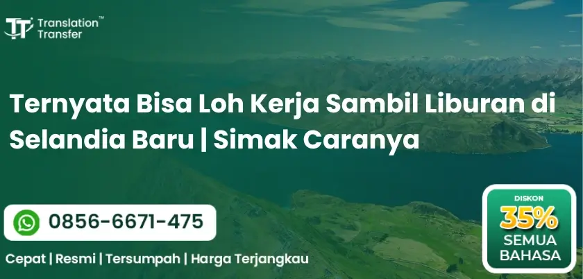 Ternyata Bisa Loh Kerja Sambil Liburan di Selandia Baru | Simak Caranya