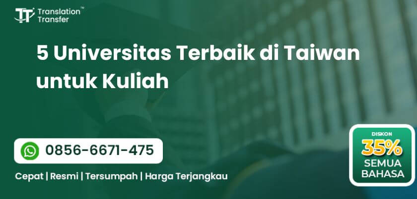 Universitas Terbaik di Taiwan untuk Kuliah