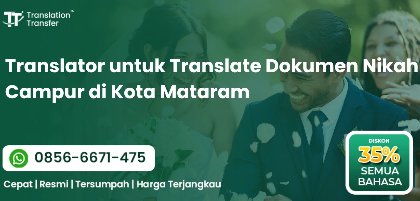 Translator untuk Translate Dokumen Nikah Campur di Kota Mataram