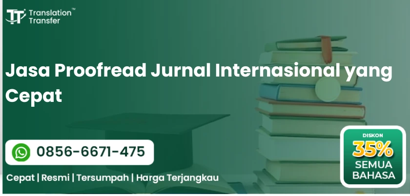 Proofread Jurnal Internasional yang Cepat