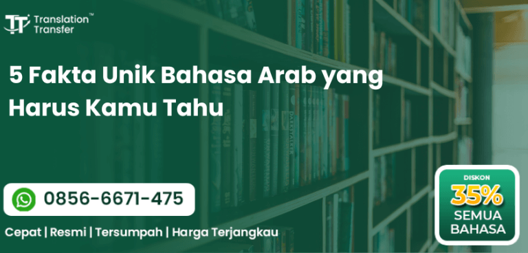 Fakta Bahasa Arab