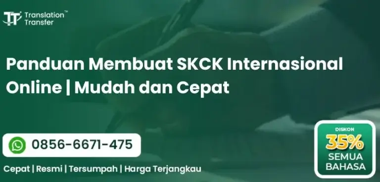 Panduan Membuat SKCK Internasional Online | Mudah dan Cepat