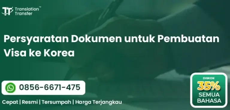 Persyaratan Dokumen untuk Pembuatan Visa ke Korea