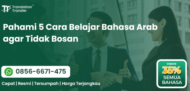 Cara belajar bahasa arab