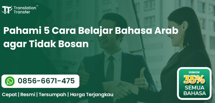 Cara belajar bahasa arab