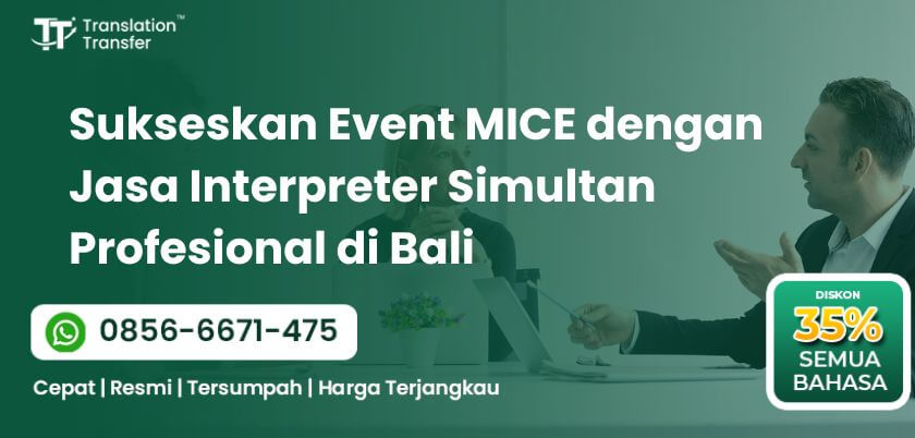 Jasa Interpreter Simultan Profesional di Bali
